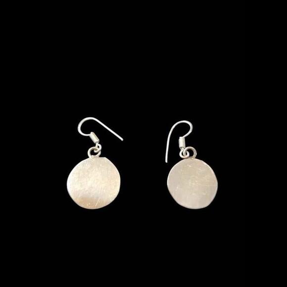 New Handmade Tibetan Earrings - Coral, Turquoise, and Tibetan Silver - Picture 5 of 5